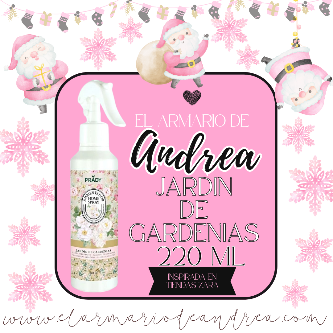 Ambientador Prady 220 ml Jardín de Gardenias (Inspiración Zara)