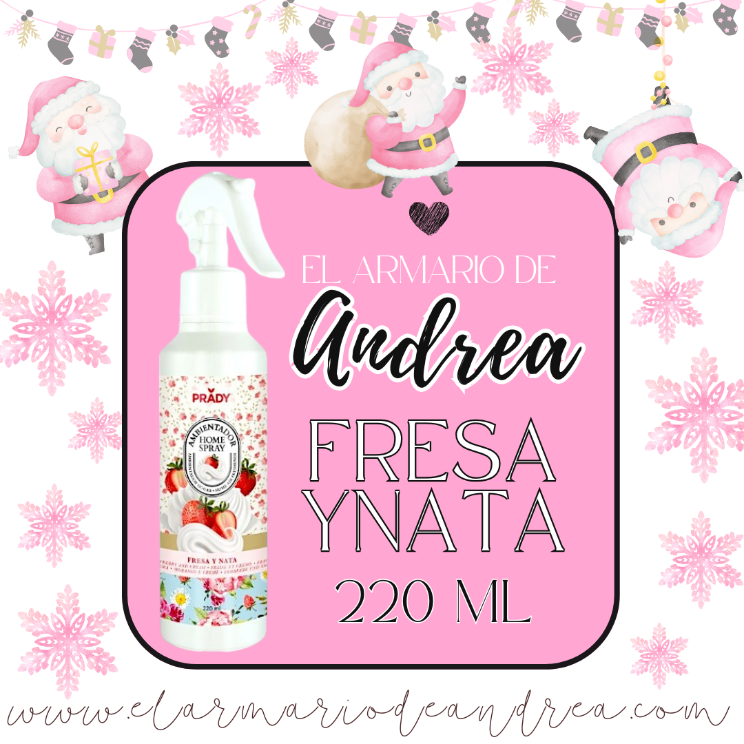 Ambientador Prady 220 ml Fresa y Nata